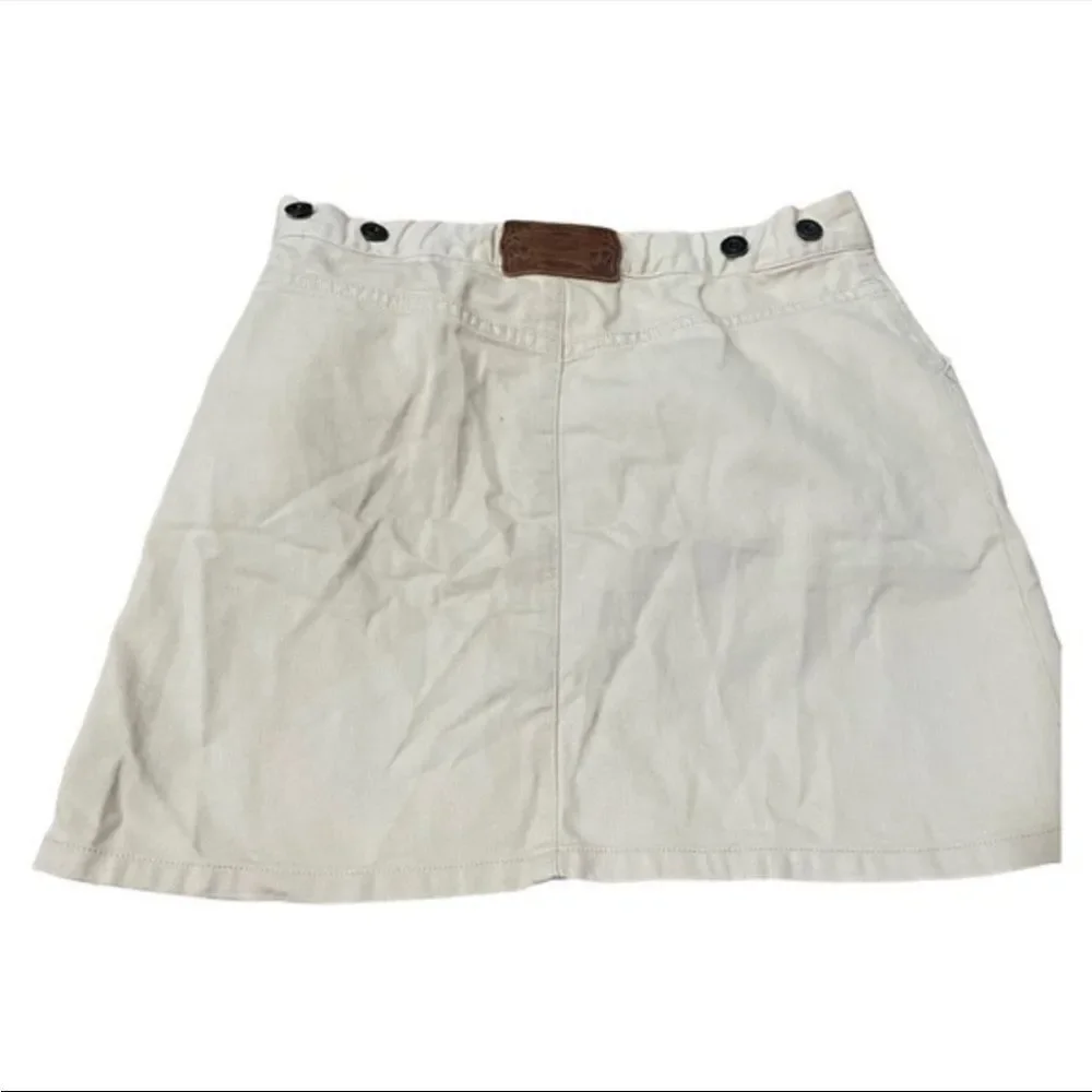 Ralph Lauren Tan Vintage Embroidered Skirt